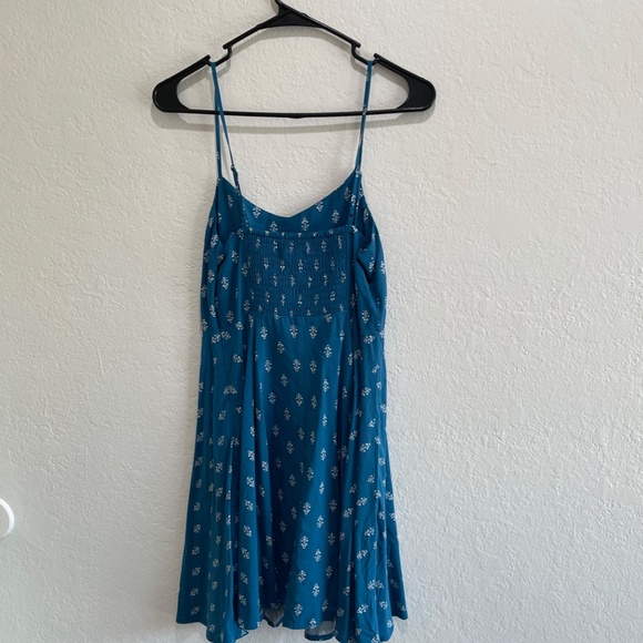 Old Navy Blue Summer Dress Small Petite - Picture 2 of 4